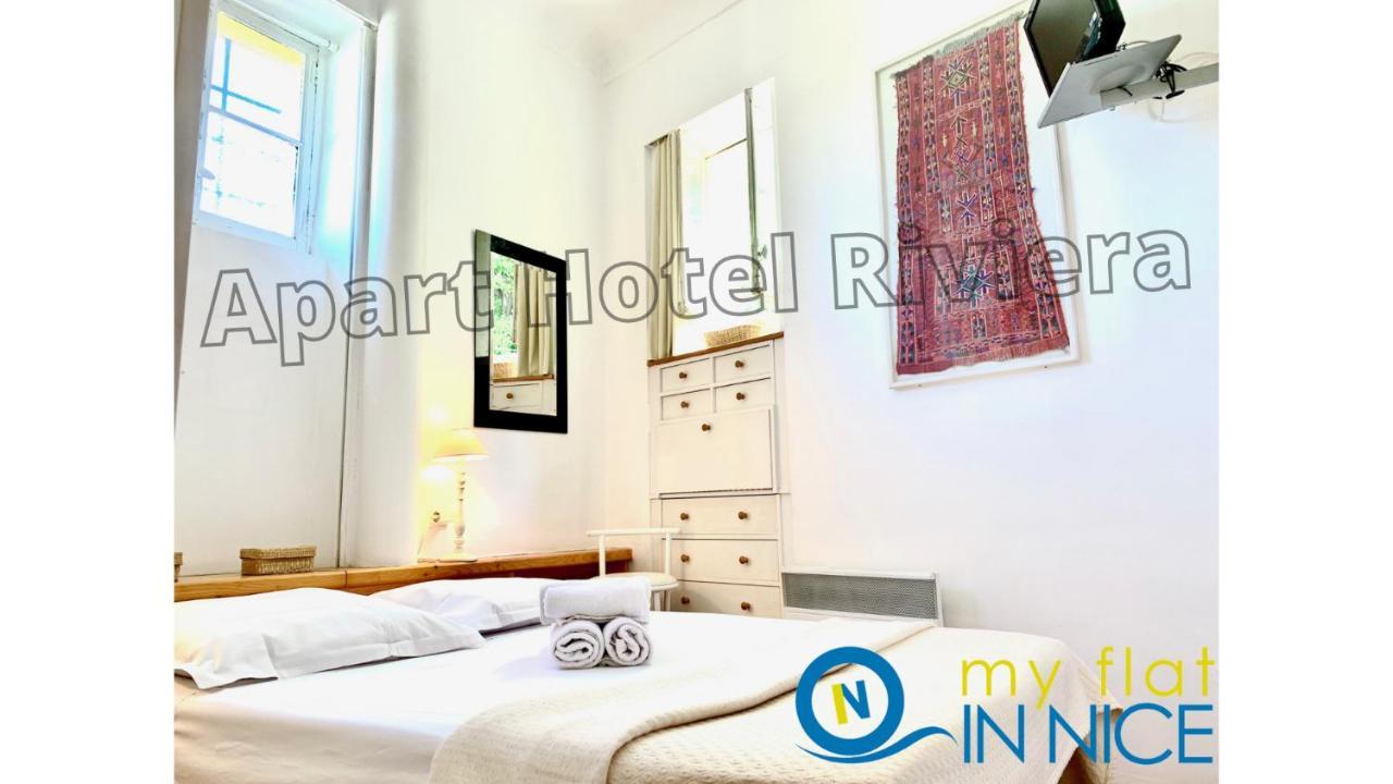 Aparthotel Riviera - Balcon Honore 1 - Old Town - 5 Mn Promenade Des Anglais Et Plage - Charme Absolu - Appartement 2 Pieces Avec Balcon Ac - Vue Mer Et Ville นีซ ภายนอก รูปภาพ
